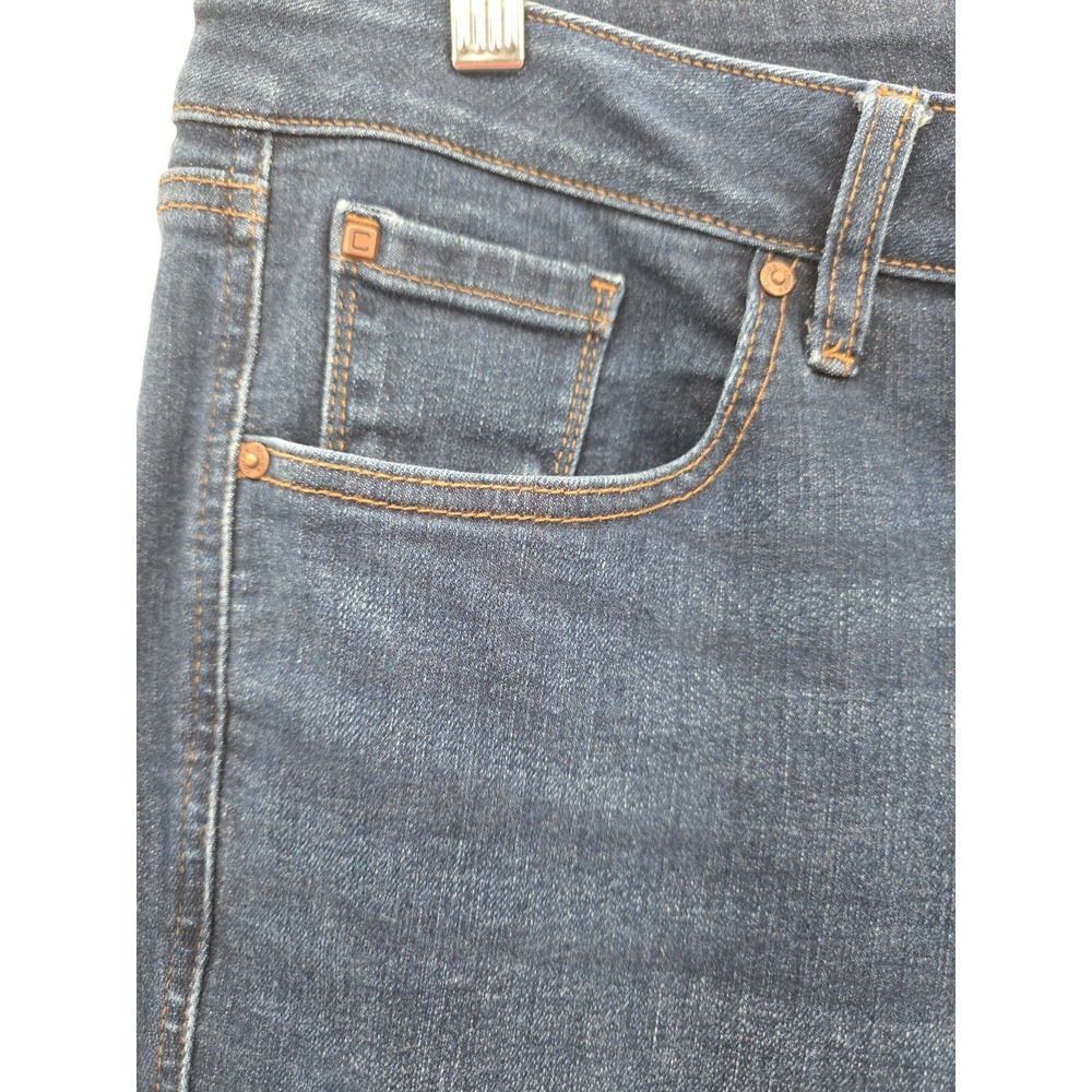 Chico's Define Me Slim Leg Ankle Jeans Size 3R US 16 XL Dark Wash Stretch - Picture 8 of 11